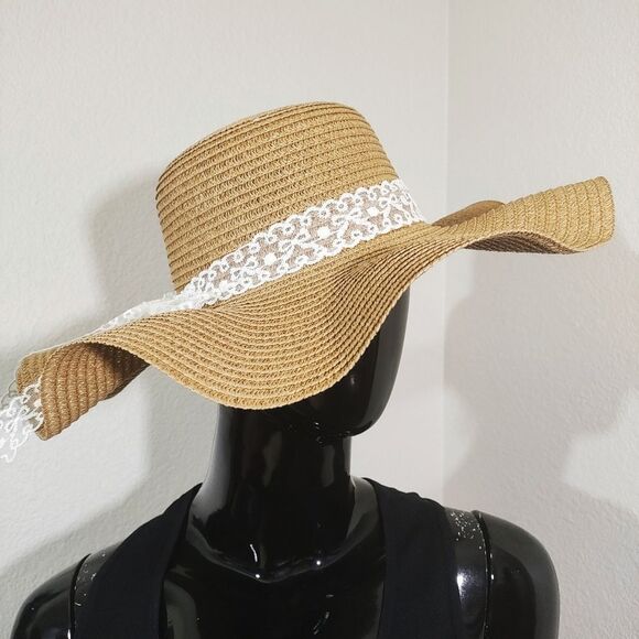 Marcus Adler New York Lace Ribbon Sun Hat Women - Picture 5 of 5